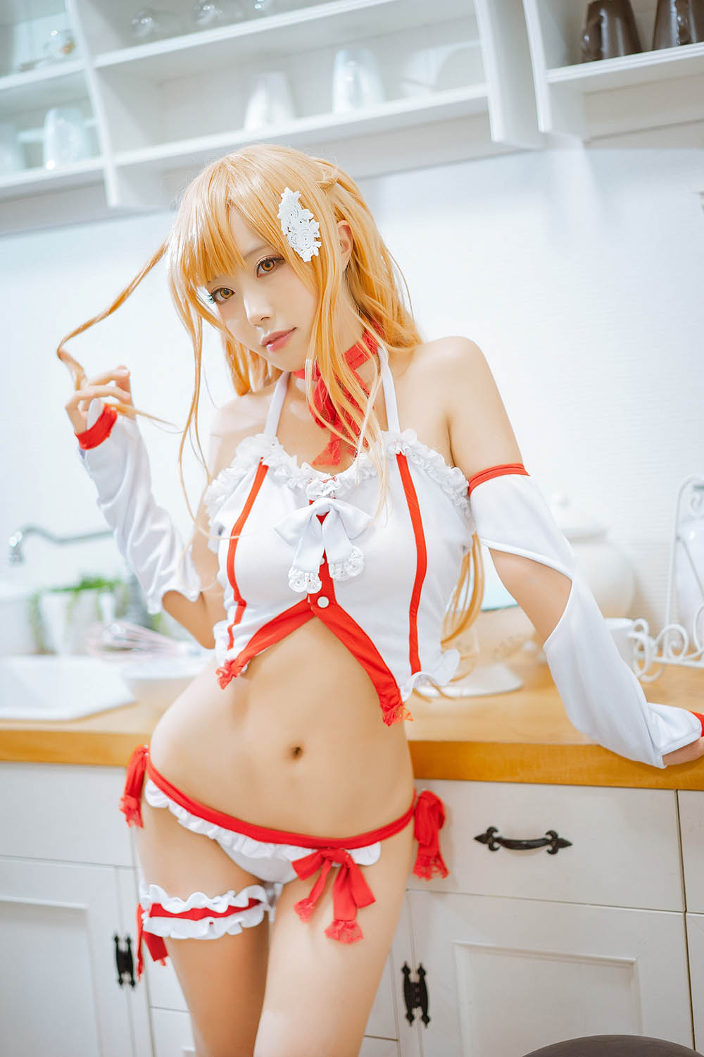 切切celia – 刀剑神域 亚丝娜 睡衣（69MB-24P）-EB图库